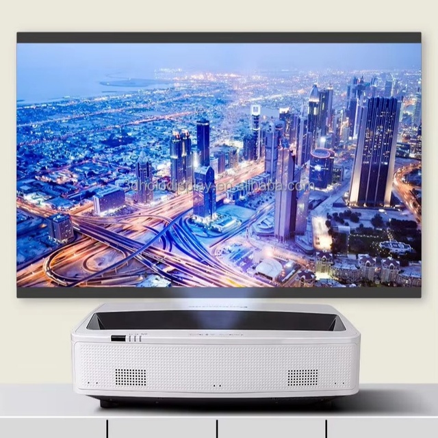 SMX 5000 Lumens Full 4K UHD Smart Ultra Short Throw Laser TV Projector for Home Theater