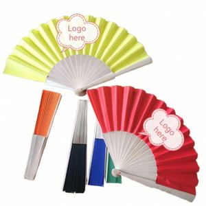 Abanico de Mano de PVC Estilo Chino con Sonido de Plástico para Decoración del Hogar, Regalos Empresariales, Modelo para Entusiastas de las Manualidades - Product Image 2