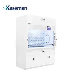 Kaseman W1800mm PP Fume Hood epoxy resin top monitor controller dust collector fume hood cabinet for Lab chemical laboratory