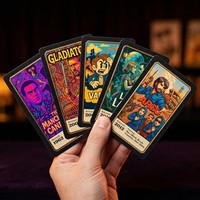 Tapis de jeu TCG personnalisés haut de gamme pour cartes King, double face, antidérapants, avec support en papier, vente en gros directe usine OEM