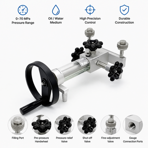 Pompe d'étalonnage portable Stability YWQ-1442 700 bars avec pré-pression - Product Image 2