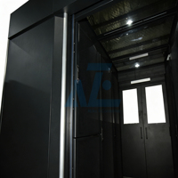 Solution de micro centre de données avec armoires réseau 42U 45U 48U, confinement de couloir froid, rack de serveur de colocation en stock