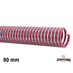 Tuyau alimentaire spirale PVC VIGNAPOMP/R pour vin 80mm (50mt) - Product Image 1