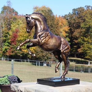 Kích thước thực ngoài trời bức tượng đồng kích thước lớn cỏ ngựa tượng - Product Image 1