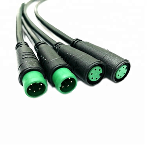 M8 5PIN IP65กันน้ำสายคู่ชายและหญิง<span class=keywords><strong>2464</strong></span> 24AWG 20ซม. 250V ac/dc LED Strip/จักรยานไฟฟ้า - Product Image 3