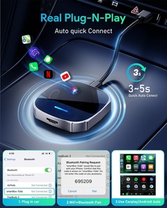 Adaptador Magic Box AI con CarPlay, WiFi Dual y Ranura TF para Streaming Inalámbrico de Netflix, YouTube e <span class=keywords><strong>IPTV</strong></span> para Coches Apple <span class=keywords><strong>Smart</strong></span> Box - Product Image 3