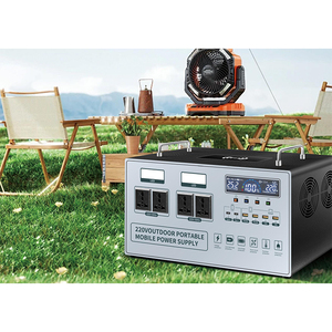 Centrale Électrique Portable Sans Fil 2000W avec Batterie au Lithium, Onde Sinusoïdale Pure, Générateur Solaire et Lumière LED pour Usage Domestique - Product Image 3