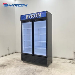 Enfriador de Bebidas Vertical de Una Puerta con Enfriamiento Directo Byron, Refrigerador Comercial para Exhibición de Bebidas con Luces LED para Tiendas de Conveniencia LC Di - Product Image 6
