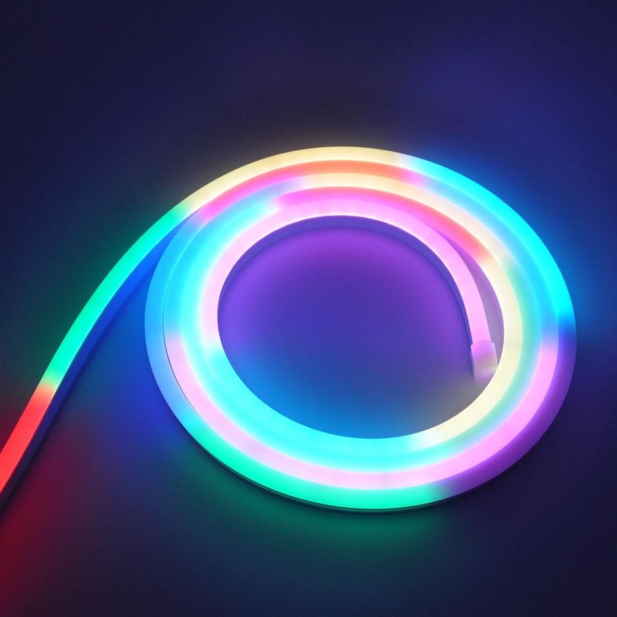 RGBW Pixel Addressable Neon Flex Strip Waterproof IP67 24V Magic Color RGBIC WS2811 WS2812 SMD 5050 Programmable Led Neon Light