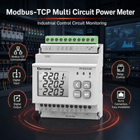 Compteur de puissance multi-circuits pour contrôle industriel, 4 canaux, 3 phases, Modbus PD194Z-E24E