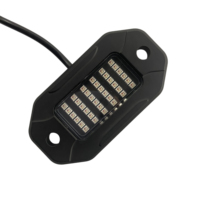 36 LED Rock Light Reinweiß Zinklegierung Atmungsaktives Rock- & Ecklicht IP68 12V Rock Light