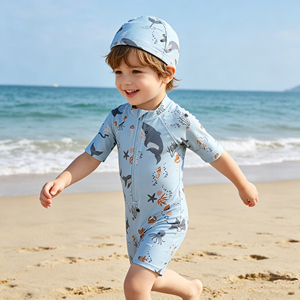 <span class=keywords><strong>Maillot</strong></span> <span class=keywords><strong>de</strong></span> <span class=keywords><strong>bain</strong></span> 1 pièce pour bébé et enfant, tenue <span class=keywords><strong>de</strong></span> plage pour garçon - Product Image 3