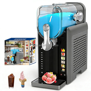 Machine à glace maison AOJA 200W, électrique, en acier inoxydable, capacité 1,6L, fonction minuterie automatique, usage domestique et commercial - Product Image 1