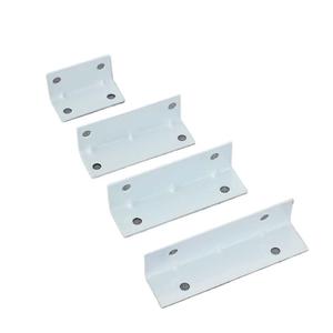 Soporte de Ángulo Recto para Estantes, Forma de L y T, Acero Laminado en Frío, Negro y Blanco, Conector de Herrajes para Muebles Duradero - Product Image 3