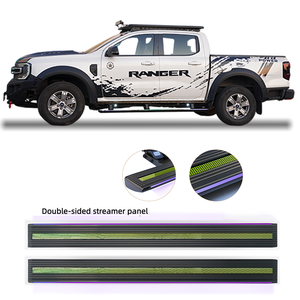 Estribos Laterales Eléctricos Retráctiles con Luces LED para <span class=keywords><strong>Ford</strong></span> <span class=keywords><strong>Ranger</strong></span> 2016-2025, Súper <span class=keywords><strong>Precio</strong></span> - Product Image 2
