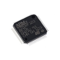 Microcontrolador STM32F103RET6 de 32 Bits, IC para MCU Cortex-M3, 512KB Flash, 72MHz, LQFP-64, 64KB RAM, Controlador Integrado CAN/USB