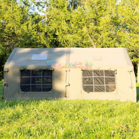 Tente de camping gonflable, tissu Oxford imperméable, tente de glamping gonflable, tente de camping gonflable d'extérieur, tente de camping gonflable