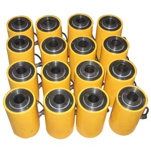 Vérins <span class=keywords><strong>de</strong></span> voiture hydrauliques compacts 20 tonnes à prix d'usine vérins télescopiques en acier à faible hauteur pour l'entretien des équipements - Product Image 4