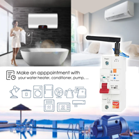 Pemutus Sirkuit Cerdas Tuya WiFi Pengukur Energi, Kontrol Jarak Jauh Aplikasi Smart Life, Pengatur Waktu, Penutupan Otomatis, DIN Rail MCB