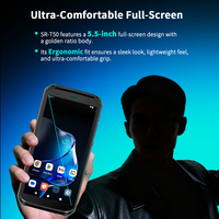 PDA con Android 13/14, Pantalla de 5.5'', 4G, IP68, Escáner de Códigos de Barras 1D/2D, Tablet PC, Sistema de Gestión de Inventario, PDA Resistente