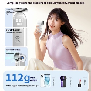 <span class=keywords><strong>Ventilateur</strong></span> de poche miniature turbo rechargeable personnalisé avec logo, ventilateurs portables à main pour l'été - Product Image 5