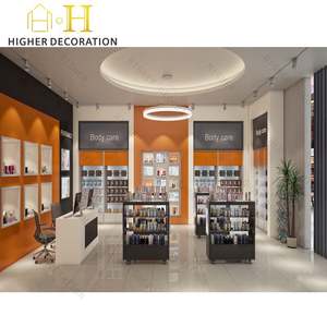 Usine Moderne <span class=keywords><strong>Chic</strong></span> Salon de Beauté Meubles Cosmétiques Vitrine Maquillage Présentoir Pharmacie Étagères - Product Image 2