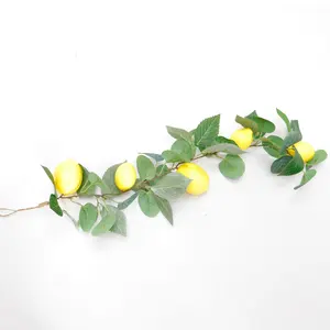 Artificial Spring Fruit Lemon Garland Foyer Home Courtyard Bedroom Hotel Party Wedding Decor