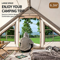 Tente gonflable de camping extérieure, grande, imperméable, pour plusieurs personnes, personnalisable