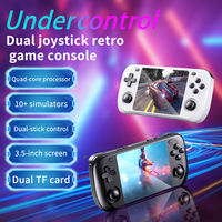 Console de jeux vidéo arcade H36s avec processeur quadricœur, écran IPS de 3,5 pouces, console de jeu portable rétro classique