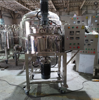 Agitateur de réservoir de mélange 50L avec système de chauffage Mélangeur chauffant émulsifiant 50L litre pour lait évaporé