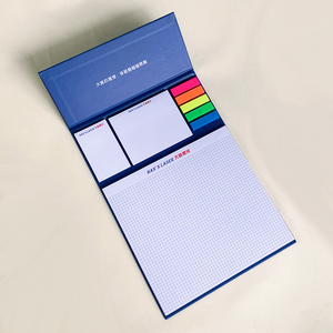 Индивидуальная экологически перерабатываемая липкая бумага для заметок, на заказ, бизнес-блокнот А4 с набором логотипов - Product Image 1