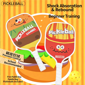 French Fries Burger Nuevo Pickleball para Hombres y Mujeres, Deportes al Aire Libre para <span class=keywords><strong>Padres</strong></span> e Hijos, Niños y Adultos - Product Image 1
