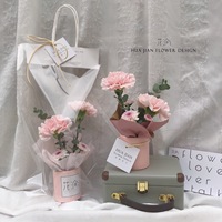 Kotak Hadiah Bunga Kertas DIY Bentuk Ember Mini untuk Hari Ibu, Hari Valentine, dan Hari Thanksgiving
