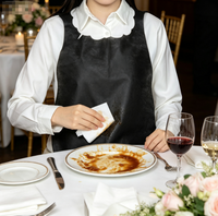 Tablier jetable non tissé léger résistant à la poussière pour bar à sushis, cuisine japonaise, chef