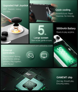 Consola de juegos portátil Pantalla de <span class=keywords><strong>5</strong></span>,0 pulgadas 640x480 E6 Mini consola de juegos Retro 5000mAh Otro sistema Wifi Reproductor de juegos portátil Rgb20s - Product Image 5