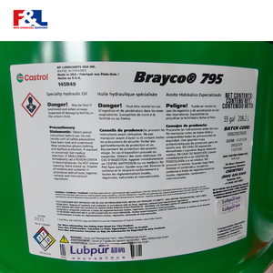 Fluido Hidráulico Especial <span class=keywords><strong>de</strong></span> Baja Viscosidad para Uso en Aeronaves e Industrial, Lubricante Brayco 795, Tambor <span class=keywords><strong>de</strong></span> 55 Galones - Product Image 1