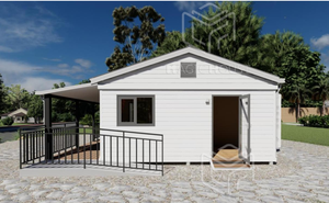 Casa Contenedor Expandible <span class=keywords><strong>de</strong></span> 20 pies con Doble Ala y un Dormitorio, Diseño <span class=keywords><strong>de</strong></span> Vivienda Habitable ABCB, Estándar <span class=keywords><strong>de</strong></span> 36 m², Nuevo Diseño - Product Image 3