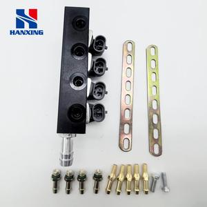 ชุดแปลงน้ำมันเบนซินเป็นก๊าซ LPG/CNG สีเทา <span class=keywords><strong>2</strong></span> โอห์ม รางหัวฉีดแบบไม่มาตรฐาน อะไหล่รถยนต์ ใช้ได้กับรถยนต์ทั่วไป ยี่ห้อ OLIVER - Product Image 3