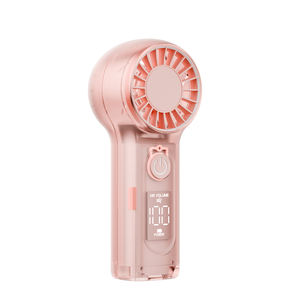 Mini Digital Display Handheld Fan, Large Capacity 1200mAh Battery, USB Rechargeable, Portable Cooler for Desk, Outdoor - Product Image 2