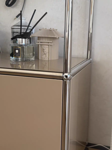 Aparador de Metal <span class=keywords><strong>Vintage</strong></span> Modular, combinación de armario de almacenamiento de acero para cocina, mesita de noche, armario Modular - Product Image 6