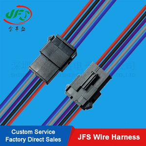 3 मिमी 3 पिन दो सिलेंडर मोटरसाइकिल नेतृत्व कॉपर कोर और पीपी इन्सुलेशन अनुकूलन योग्य लंबाई - Product Image 3