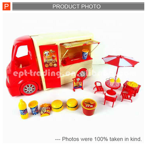 EPT 플라스틱 햄버거 자동차 장난감 플레이세트 소형 미니 제품 세트 어린이 미니 주방 세트 장난감 저렴한 가격 - Product Image 2