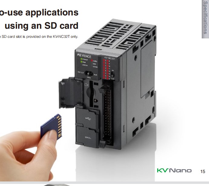 KEYENCE PLC Injection KV-N40AR - 40-Point AC Power Supply