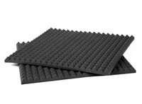 Panneau de mousse acoustique absorbant le son FULLSUMMER Studio, structure en forme de rainure, pour la maison, le bureau, la salle de répétition de danse