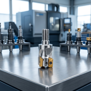 Milling Cutter ISO 25A3R033M12-SAD11E-<b>C</b> 12.5mm Counterclockwise Cutting 25mm Diameter Carbide 3 Flutes Uncoated HRC 60 - Product Image 3