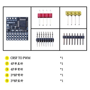 Crsf เป็น PWM โมดูลแปลงสัญญาณรับสัญญาณ8ช่องสำหรับเครื่องบินรุ่น RC - Product Image 1
