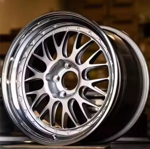 Jantes en alliage d'aluminium personnalisées XL en <span class=keywords><strong>3</strong></span> pièces forgées à lèvre profonde 17 18 19 20 21 22 23 24 pouces 5x120 5x112 5x114.<span class=keywords><strong>3</strong></span> - Product Image 1