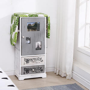 الجملة أثاث المنزل لوح حديدي قابل للطي مجلس الوزراء الكي الخشب مجلس الوزراء مع درج الخوص - Product Image 5