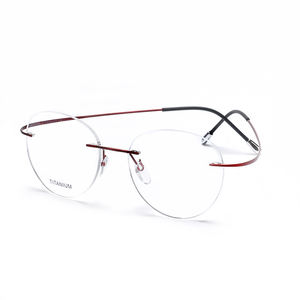 Marco óptico de titanio sin marco, gafas de titanio puro, gran oferta - Product Image 2