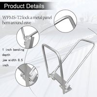 Outil de pliage de bordure de tôle de qualité supérieure pour le pliage de la toiture et les joints de gouttière, compatible OEM et ODM